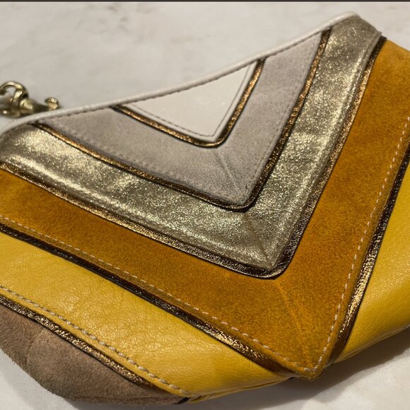 Coach Leather Suede Wristlet Wallet bag - Picture 10 of 10